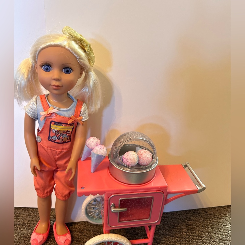 Glitter Girls Doll &  Cotton Candy Machine